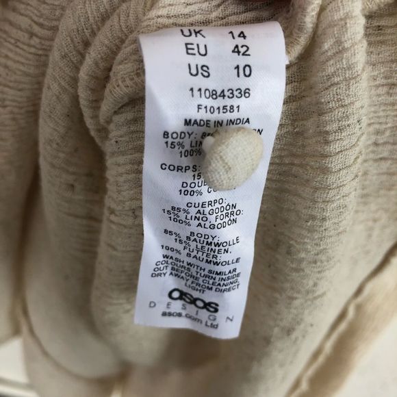 ASOS Beige Midi Dress - Picture 10 of 10